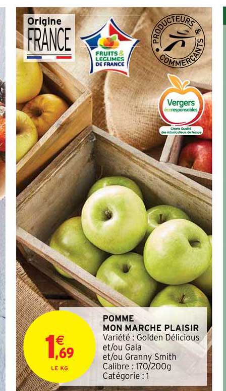 pomme mon marché plaisir