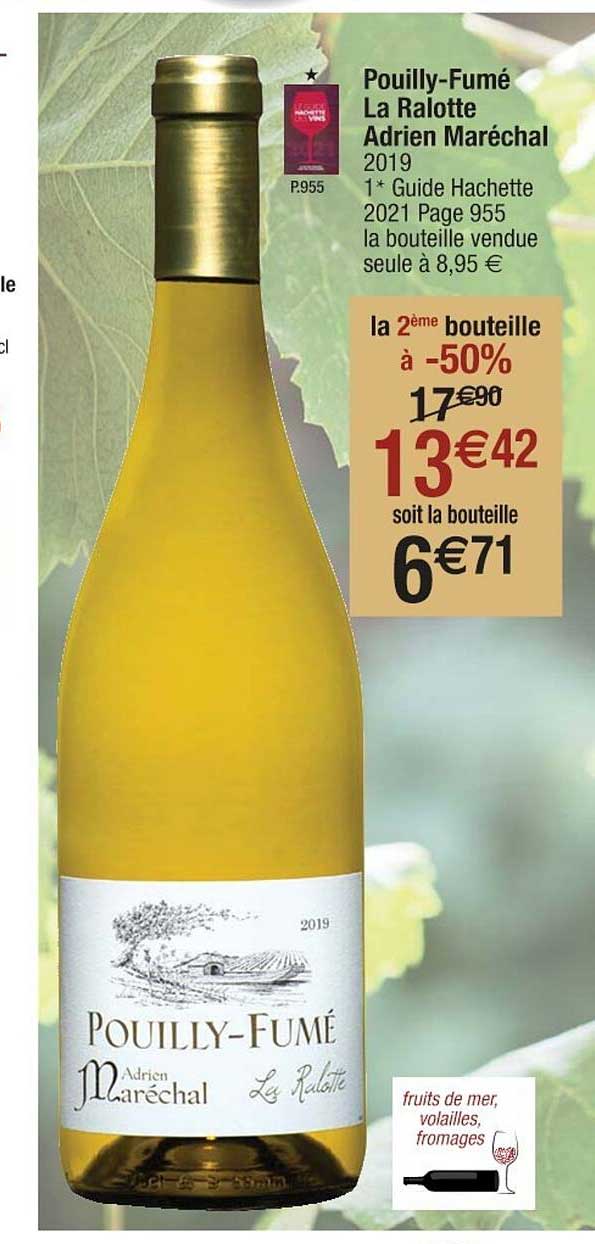 pouilly-fumé la ralotte adrien maréchal 2019