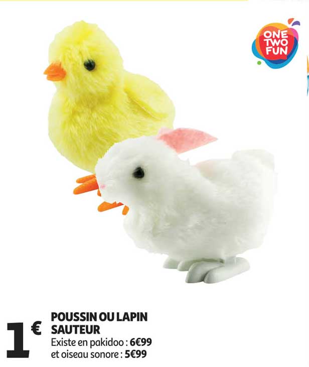 poussin ou lapin sauteur
