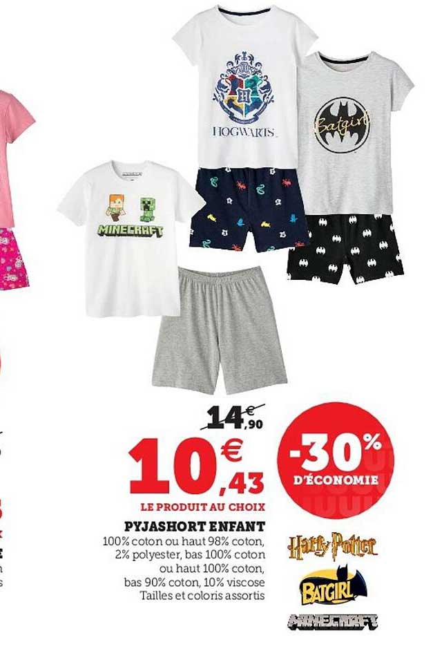 Pyjashort Enfant
