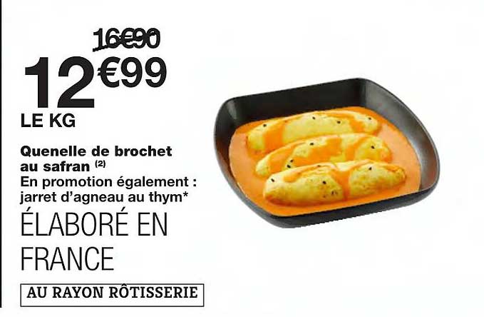 quenelle de brochet au safran