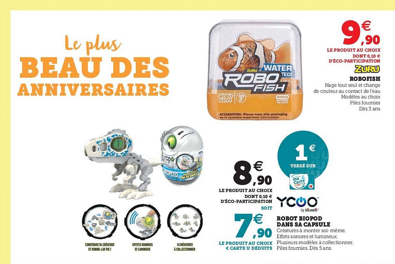 robofish, robot biopod dans sa capsule