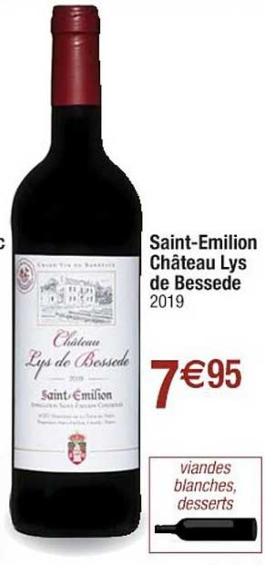 Saint-émilion Château Lys De Bessede