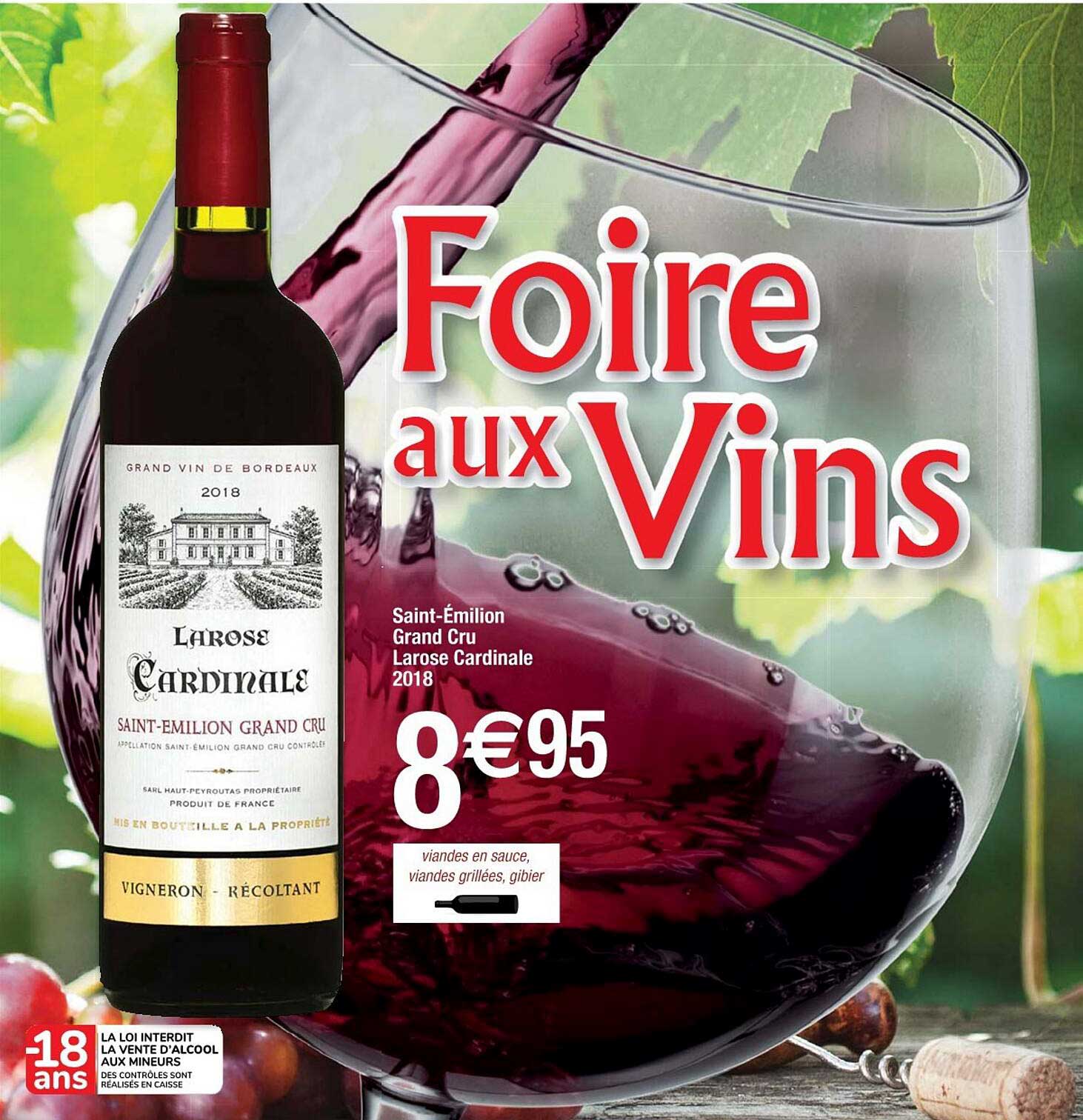 saint-émilion grand cru larose cardinale 2018