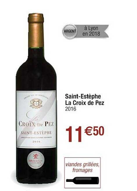 saint-estèphe la croix de pez 2016