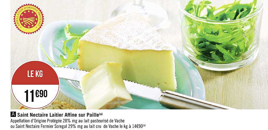 saint nectaire laitier affine sur paille