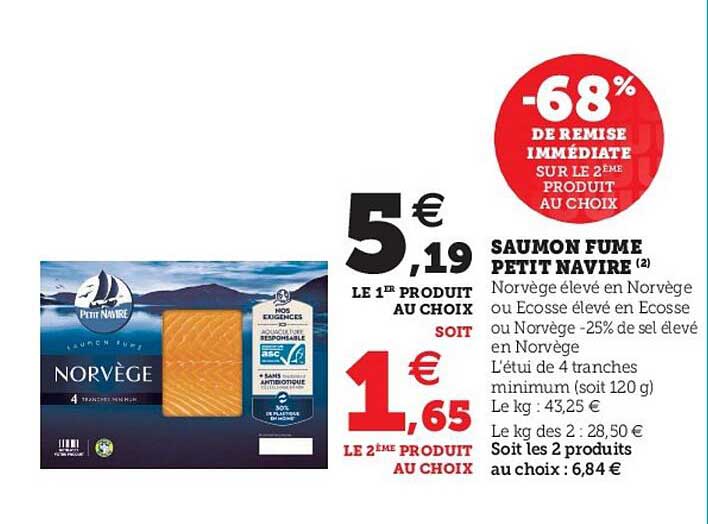 Saumon Fumé Petit Navire