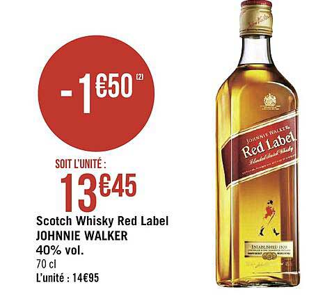 scotch whisky red label johnnie walker