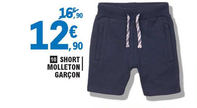 Short Molleton Garçon