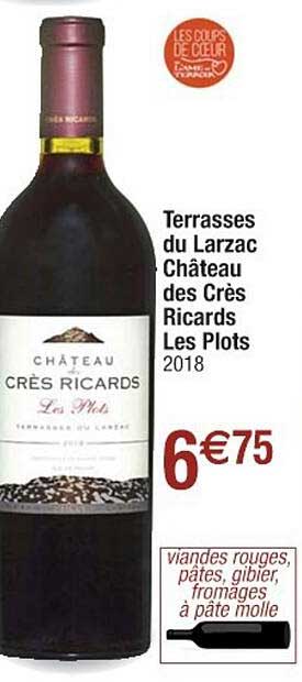 terrasses du larzac château des crès ricards les plots