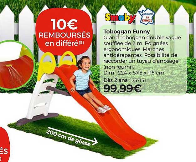 Toboggan Funny Smoby