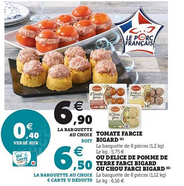 Tomate Farcie Bigard Ou Délice De Pomme De Terre Farci Bigard Ou Chou Farci Bigard