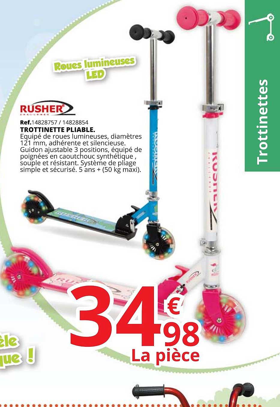 trottinette pliable rusher