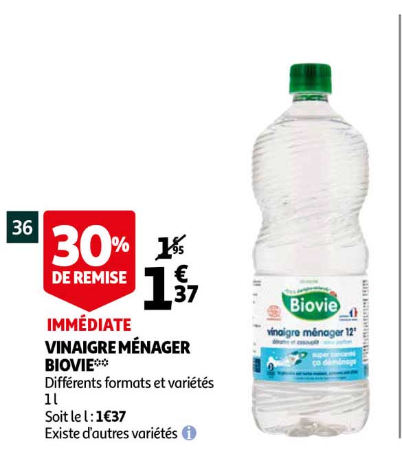 Vinaigre Ménager Biovie