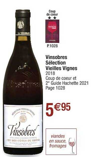 vinsobres sélection vieilles vignes 2018