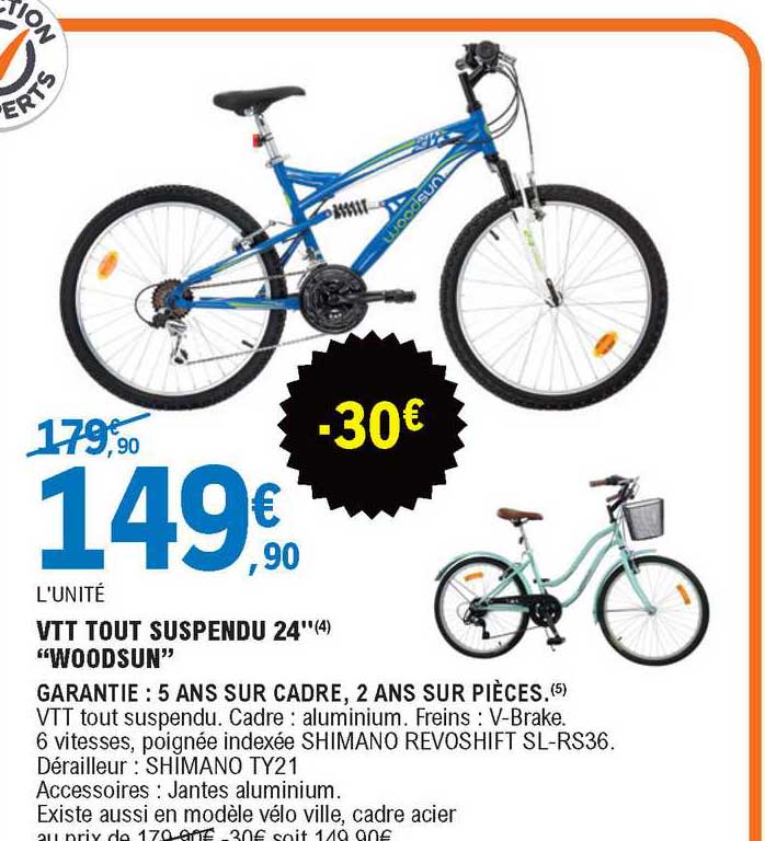 Vtt Tout Suspendu 24" "woodsun"