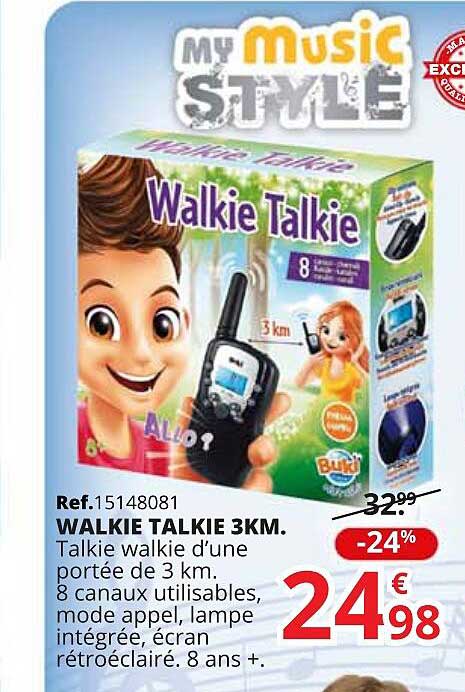 walkie talkie 3km