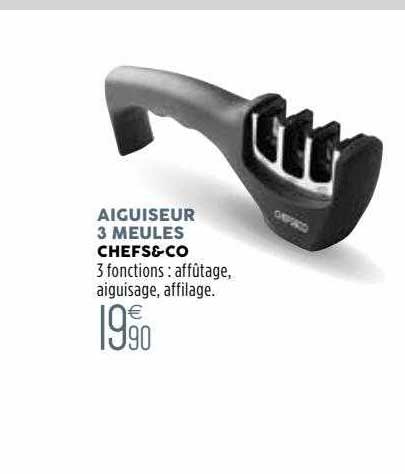 aiguiseur 3 meules chefs&co