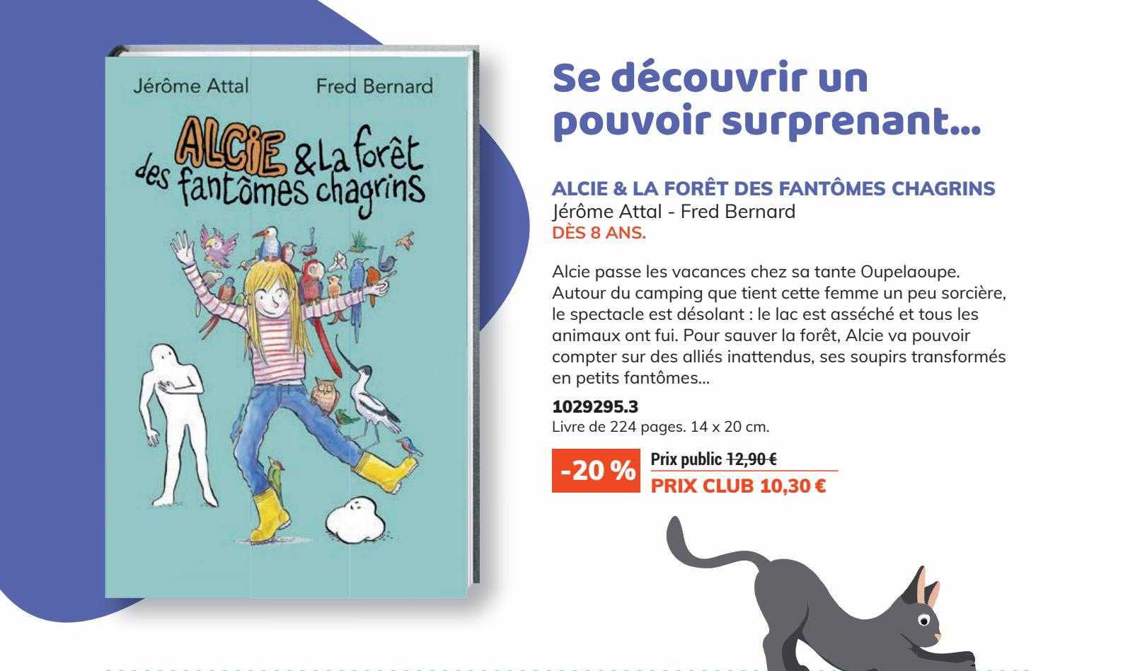 alcie & la forêt des fantômes chagrins jérôme attal - fred barnard