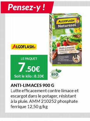 anti-limaces 900g algoflash