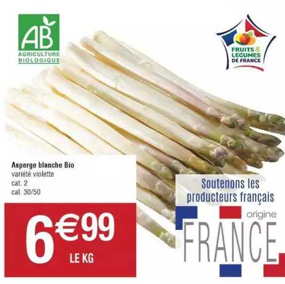 asperge blanche bio