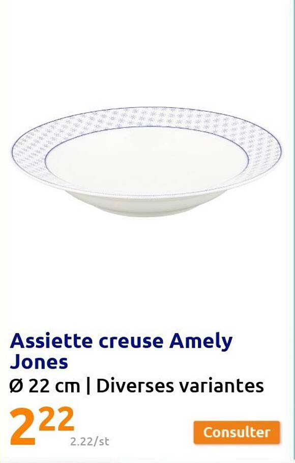 assiette creuse amely jones
