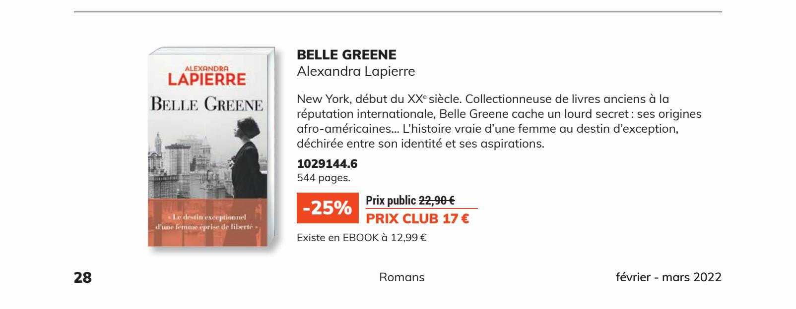 belle green alexandra lapierre