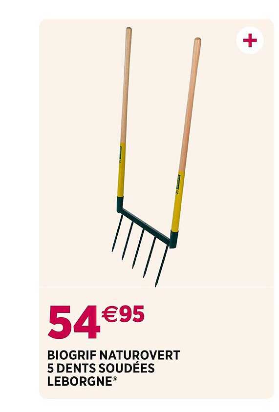 Biogrif Naturovert 5 Dents Soudées Leborgne