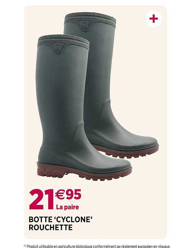 botte "cyclone" rouchette