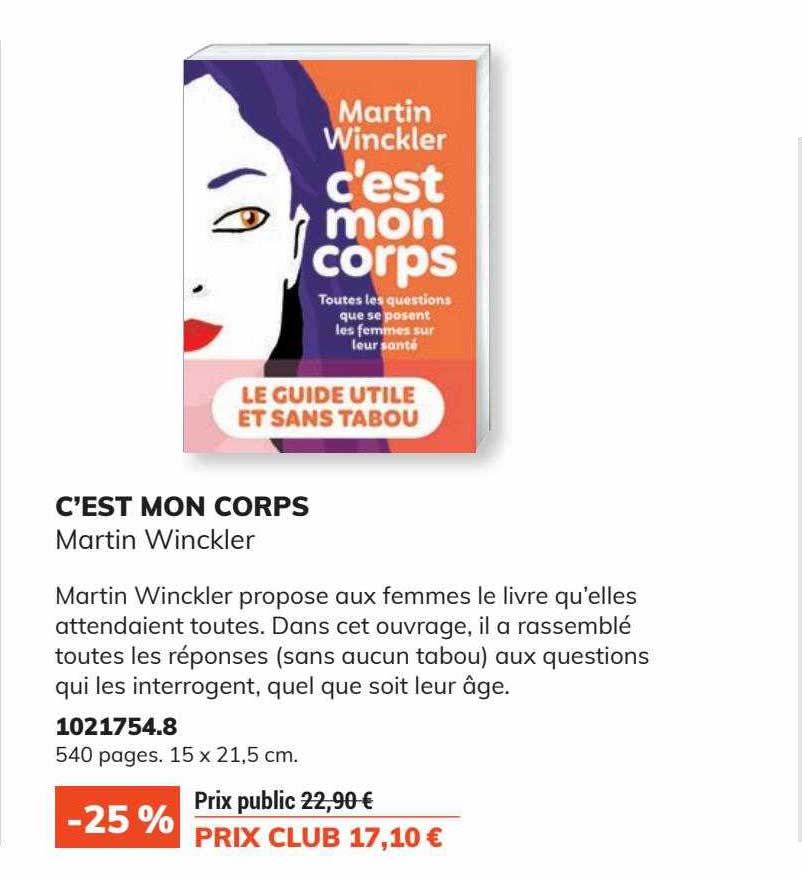 c'est mon corps martin winckler