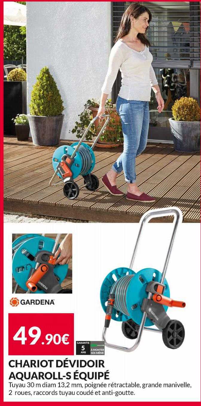 Chariot Dévidoir Aquarill-s équipé Gardena