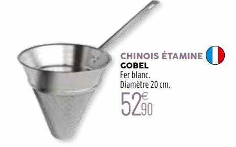 chinois étamine gobel
