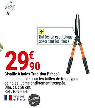 Cisaille à Haies Tradition Bahco