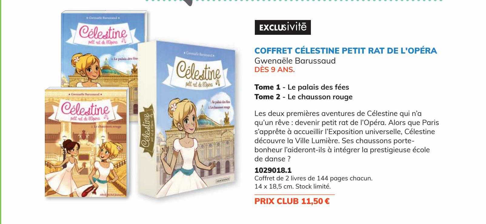 coffret célestine petit rat de l'opéra gwenäele barussaud