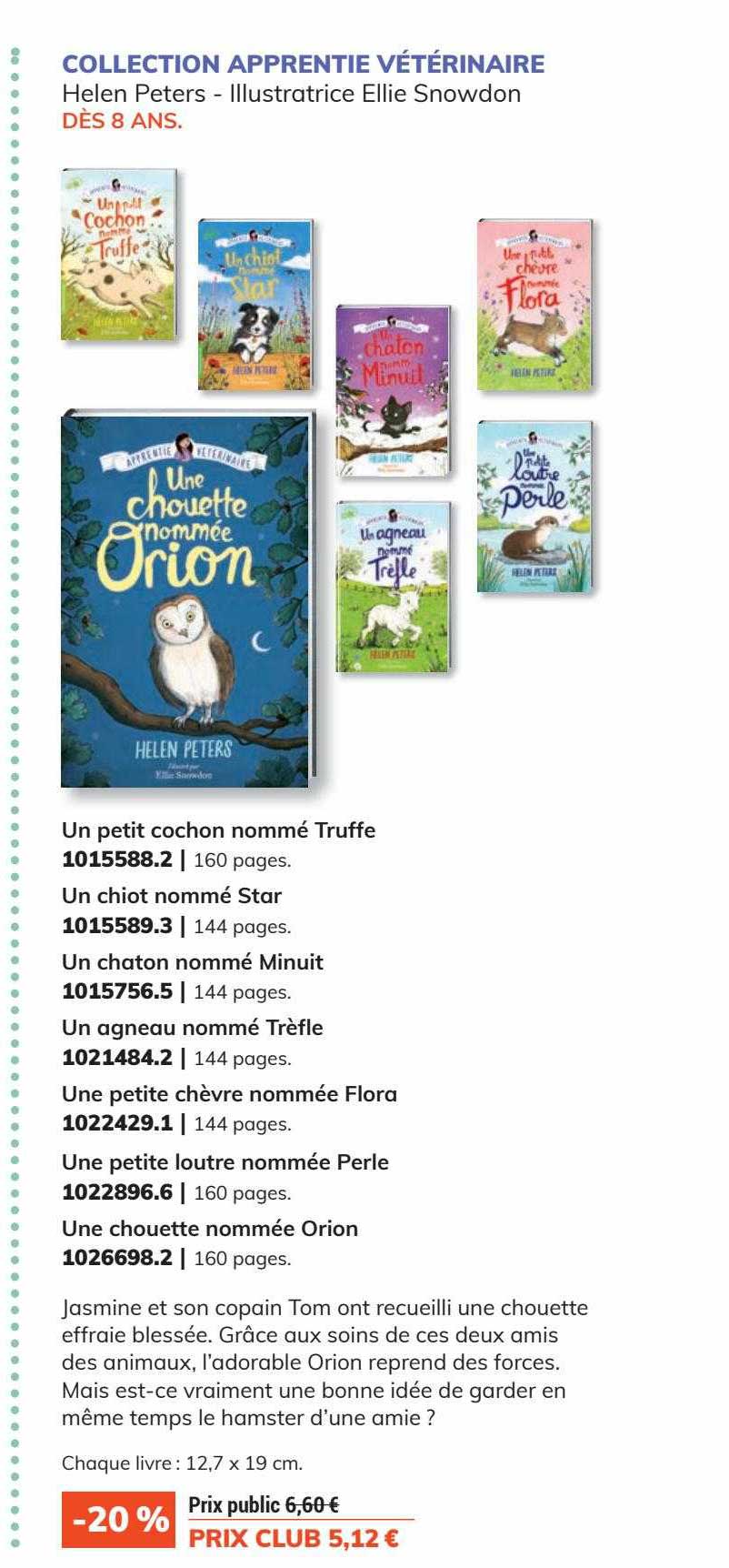 collection apprentie vétérinaire helen peters - illustratrice ellie snowdon