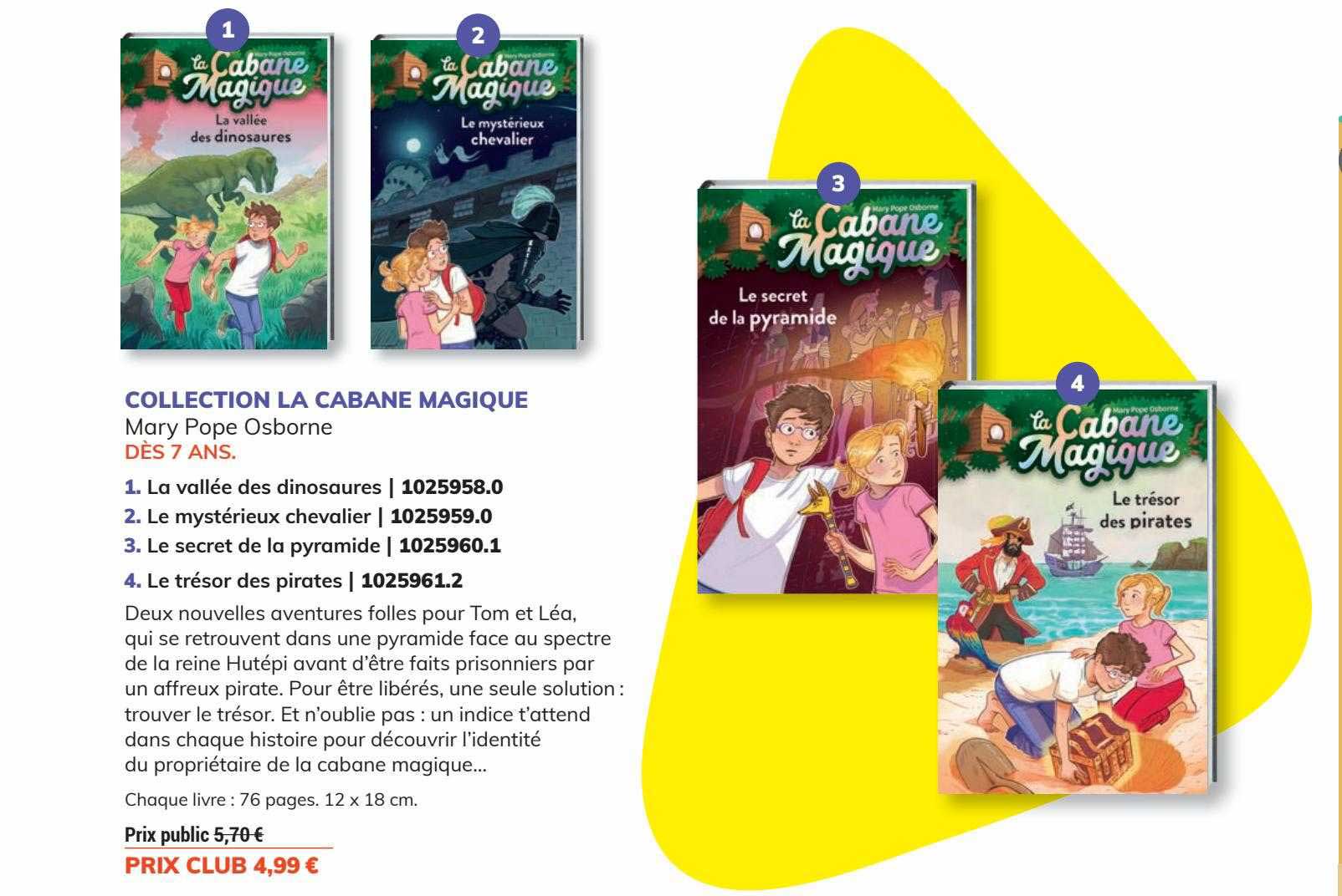 collection la cabane magique mary pope osborne