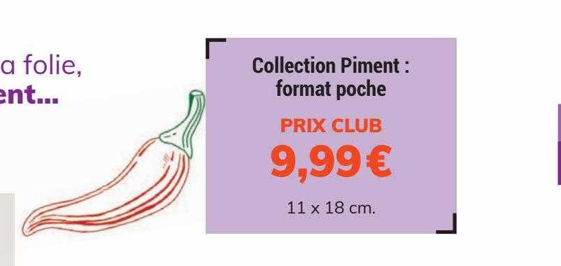 collection piment : format poche