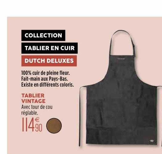 Collection Tablier En Cuir