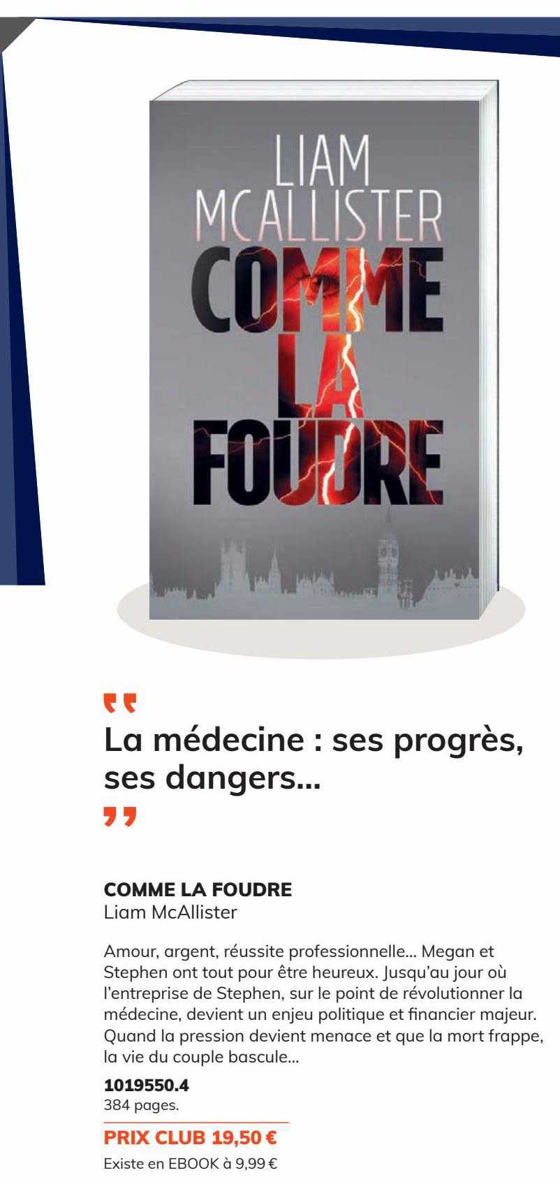 comme la foudre - liam mcAllister