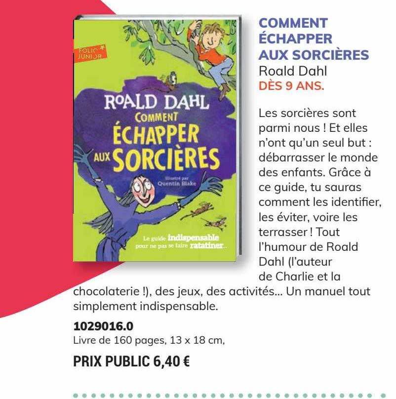 comment échapper aux sorcières roald dahl