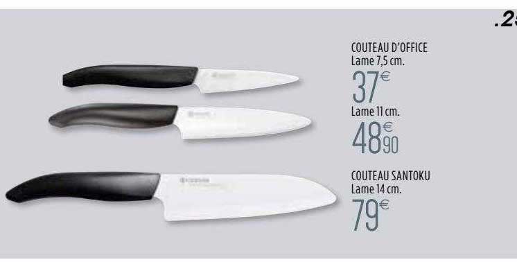 couteau d'office, couteau santoku
