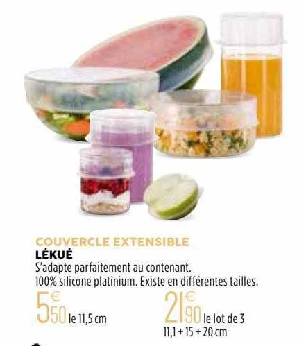 couvercle extensible lékué