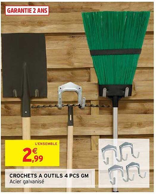crochets a outils 4 pcs gm