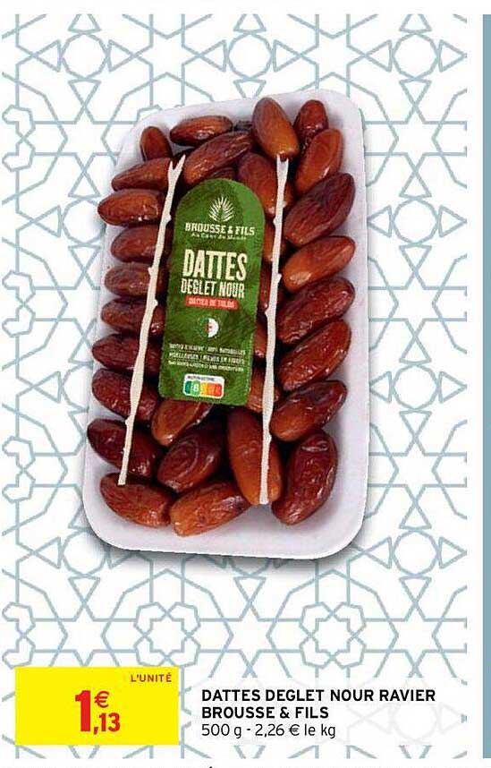 dattes deglet nour ravier brousse & fils