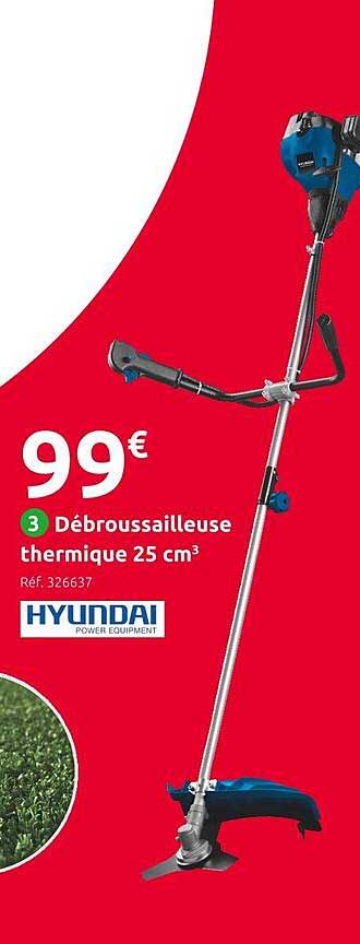 débroussailleuse thermique 25 cm3 hyundai