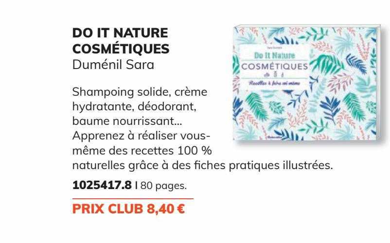 Do It Nature Cosmétique Duménil Sara