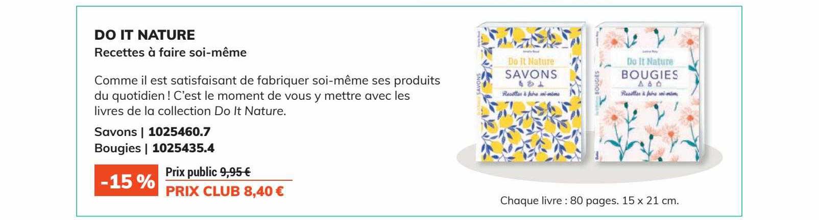 do it nature recettes à faire soi-même