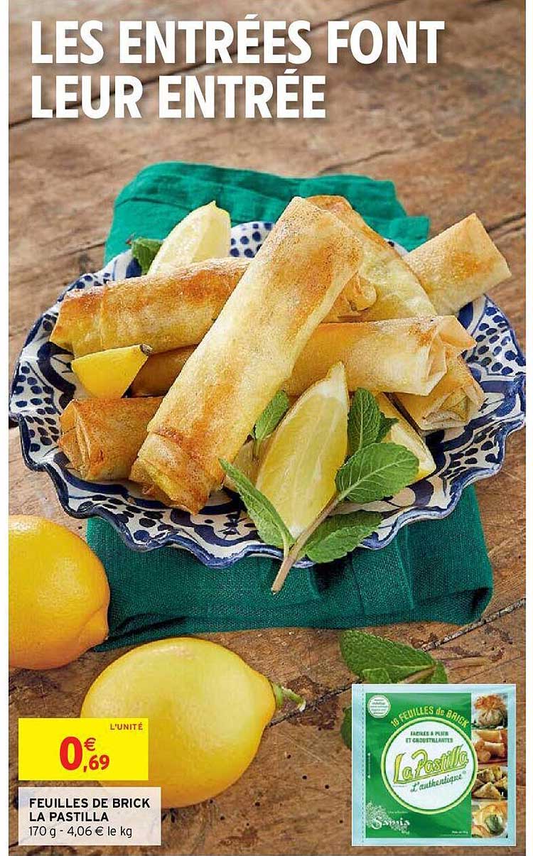 feuilles de brick la pastilla