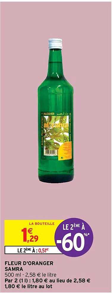 fleur d'oranger samra