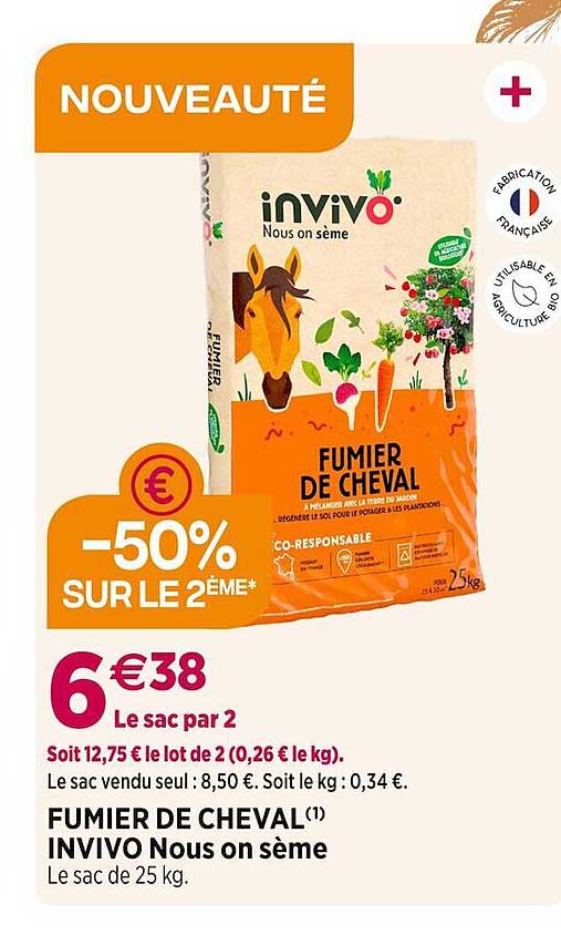 fumier de cheval invivo nous on sème